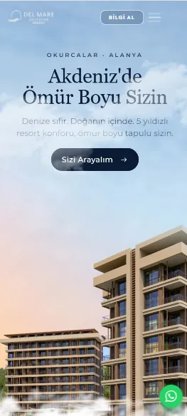 Del Mare Collection Mobil Web Tasarımı